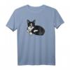 Lustiges Katzenmotiv T-Shirt für Katzenliebhaber, Katzenmama & Katzenpapa - Perfektes Geschenk für Damen, Herren & Kinder