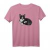 Lustiges Katzenmotiv T-Shirt für Katzenliebhaber, Katzenmama & Katzenpapa - Perfektes Geschenk für Damen, Herren & Kinder
