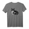 Lustiges Katzenmotiv T-Shirt für Katzenliebhaber, Katzenmama & Katzenpapa - Perfektes Geschenk für Damen, Herren & Kinder