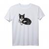 Lustiges Katzenmotiv T-Shirt für Katzenliebhaber, Katzenmama & Katzenpapa - Perfektes Geschenk für Damen, Herren & Kinder