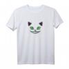 Crazy Cat Lady T-Shirt mit lachender Psycho Katze Meme - Lustiges Katzen T-Shirt für Katzenliebhaber & Humorvolle Tierfreunde