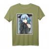 Niedliches Anime-Mädchen – Katzen-Design – Kawaii-Weebs T-Shirt für Manga- & Cosplay-Fans