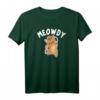 Meowdy Howdy Katze Cowboy mit Lasso - Lustiges und Süßes Tiermotiv T-Shirt für Katzenliebhaber und Western-Fans