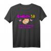 Endlich 18 Jahre Katze Katzen Mädchen Faul Lustig T-Shirt - Witziges Geburtstagsgeschenk für Volljährige