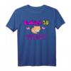 Endlich 18 Jahre Katze Katzen Mädchen Faul Lustig T-Shirt - Witziges Geburtstagsgeschenk für Volljährige