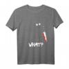 Lustiges schwarze Katze mit Messer T-Shirt – Perfekt für Halloween, Kostümpartys & Katzenliebhaber mit Humor