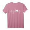 Kater Katze Kätzchen Heartbeat Herzschlag Katzen Outfit T-Shirt - Perfekt für Katzenliebhaber, Trendsetter & Haustierfans