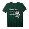 Lustiges Katzen Beruf T-Shirt - Einmal Mit Profis Arbeiten für Krankenschwestern, Erzieherinnen, Friseurinnen & mehr, ideales Geschenk zu Weihnachten & Geburtstag