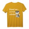 Lustiges Katzen Beruf T-Shirt - Einmal Mit Profis Arbeiten für Krankenschwestern, Erzieherinnen, Friseurinnen & mehr, ideales Geschenk zu Weihnachten & Geburtstag