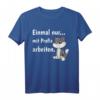 Lustiges Katzen Beruf T-Shirt - Einmal Mit Profis Arbeiten für Krankenschwestern, Erzieherinnen, Friseurinnen & mehr, ideales Geschenk zu Weihnachten & Geburtstag