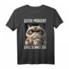 Kaffee Morgenmuffel Mitarbeiter Spruch Lustig Katze Geschenk T-Shirt – Ironisches Witzshirt für Arbeit, Teenager & Katzenfreunde