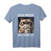 Kaffee Morgenmuffel Mitarbeiter Spruch Lustig Katze Geschenk T-Shirt – Ironisches Witzshirt für Arbeit, Teenager & Katzenfreunde