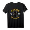 Lustiges Katzen Servicepersonal Spruch T-Shirt mit süßer Katze - Perfekt für Katzenliebhaber und Tierfans