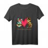 Mein Herz schnurrt Katzenliebe T-Shirt - Lustiges Geschenk für Katzenliebhaber zum Geburtstag oder Weihnachten
