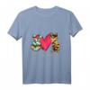 Mein Herz schnurrt Katzenliebe T-Shirt - Lustiges Geschenk für Katzenliebhaber zum Geburtstag oder Weihnachten