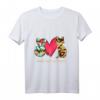 Mein Herz schnurrt Katzenliebe T-Shirt - Lustiges Geschenk für Katzenliebhaber zum Geburtstag oder Weihnachten