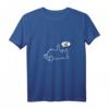 Damen lustiges Katze T-Shirt mit Stinkefinger - NÖ, Schwarz, V-Ausschnitt, perfektes Geschenk für Misanthropen & Einzelgänger