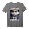 Kaffee Morgenmuffel Mitarbeiter Spruch Lustig Katze Geschenk T-Shirt - Ironischer Spruch für Büro, Teenager & Katzenliebhaber