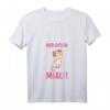Damen Katzenbesitzer Mir Doch Miau Lustiges Katze Spruch Statement T-Shirt mit V-Ausschnitt – Witziges Geschenk für Katzenliebhaberinnen