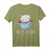 Kit Tea Kitten Katzen T-Shirt & Tasse – Lustiges Katzen Mountain Design für Katzenliebhaber, Geburtstags- und Tag-der-Katze-Geschenk
