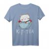 Kit Tea Kitten Katzen T-Shirt & Tasse – Lustiges Katzen Mountain Design für Katzenliebhaber, Geburtstags- und Tag-der-Katze-Geschenk