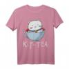 Kit Tea Kitten Katzen T-Shirt & Tasse – Lustiges Katzen Mountain Design für Katzenliebhaber, Geburtstags- und Tag-der-Katze-Geschenk