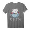 Kit Tea Kitten Katzen T-Shirt & Tasse – Lustiges Katzen Mountain Design für Katzenliebhaber, Geburtstags- und Tag-der-Katze-Geschenk