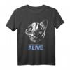 Physik Quanten Student Nerd T-Shirt mit Schrödingers Katze - Tot und lebendig Geschenkidee für Physik- und Quantenstudenten