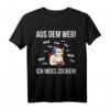 Gaming T-Shirt Gamer Katze - Aus dem Weg, ich muss zocken T-Shirt für Gamer, Kinder & Erwachsene – Perfektes Geschenk zu Weihnachten & Geburtstagen