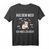 Gaming T-Shirt Gamer Katze - Aus dem Weg, ich muss zocken T-Shirt für Gamer, Kinder & Erwachsene – Perfektes Geschenk zu Weihnachten & Geburtstagen