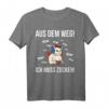 Gaming T-Shirt Gamer Katze - Aus dem Weg, ich muss zocken T-Shirt für Gamer, Kinder & Erwachsene – Perfektes Geschenk zu Weihnachten & Geburtstagen