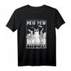 Cat Pew Pew Madafakas Vintage Crazy Cat T-Shirt – Lustiges Katzenmotiv für Tierliebhaber mit Vintage-Stil
