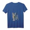 Damen Katze Kätzchen T-Shirt mit V-Ausschnitt – Niedliches Geschenk für Katzenliebhaber & Stubentiger-Fans