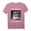 Kaffee Morgenmuffel Mitarbeiter Spruch Lustig Katze Geschenk T-Shirt - Ironisches Geschenk für Kollegen, Teenager & Katzenliebhaber
