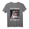 Kaffee Morgenmuffel Mitarbeiter Spruch Lustig Katze Geschenk T-Shirt - Ironisches Geschenk für Kollegen, Teenager & Katzenliebhaber