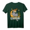 Offizielles Katzen- und Mond-Schlafshirt – Lustiges Geschenk für Kinder, Frauen, Männer und Schlafmützen zum Geburtstag oder als Schlafgeschenk