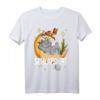 Offizielles Katzen- und Mond-Schlafshirt – Lustiges Geschenk für Kinder, Frauen, Männer und Schlafmützen zum Geburtstag oder als Schlafgeschenk