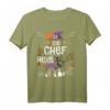Lustiges Halloween Damen T-Shirt mit Hexenbesen, Katze und Spruch 'Die Chef Hexe' – Perfekt für die nächste Halloween Party