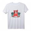 Cute but Spycho - Killer Katze mit Messer T-Shirt | Lustiges Geschenk für Freunde & Familie zu Karneval, Weihnachten & Geburtstag