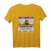 Cat Katze i drink coffee i hate people i know things T-Shirt – Lustiges Geschenk für Katzen- und Kaffeeliebhaber