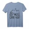 Faule Katze - Statement Spruch 'Ich muss gar nix' - Lustiges Katzen T-Shirt für Misanthropen, Geschenke für Weihnachten & Geburtstag