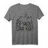 Faule Katze - Statement Spruch 'Ich muss gar nix' - Lustiges Katzen T-Shirt für Misanthropen, Geschenke für Weihnachten & Geburtstag