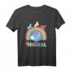 Ich bin Magisch | Einhorn Katzen Kinder T-Shirt - Lustiges buntes Design für Kindergarten- & Vorschulkinder, perfekt als Geschenk