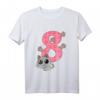 Kinder Geburtstagsshirt für Mädchen zum 8. Geburtstag mit Katze, pinker Zahl Acht und bunten Farben – Perfektes Geschenk für Tochter, Nichte & Freunde