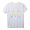 LGBTQ Regenbogen Katze T-Shirt - Buntes Katzenmotiv für Unterstützer und Tierliebhaber mit Regenbogenfarben