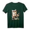 Herzschlag Katzen T-Shirt für Katzenliebhaber, Kinder, Frauen und Männer – Lustige Tiermotive für Tierfreunde
