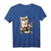 Herzschlag Katzen T-Shirt für Katzenliebhaber, Kinder, Frauen und Männer – Lustige Tiermotive für Tierfreunde