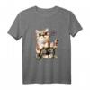 Herzschlag Katzen T-Shirt für Katzenliebhaber, Kinder, Frauen und Männer – Lustige Tiermotive für Tierfreunde
