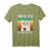Büro Humor Sarkasmus Kaffee Katze T-Shirt - Lustiges Geschenk für Kollegen, Morgenmuffel & Freunde mit Sinn für Ironie