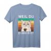 Büro Humor Sarkasmus Kaffee Katze T-Shirt - Lustiges Geschenk für Kollegen, Morgenmuffel & Freunde mit Sinn für Ironie